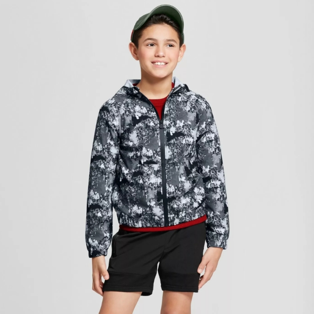 Hunter X Target Performance Windbreaker Jacket Camouflage Hooded Spring